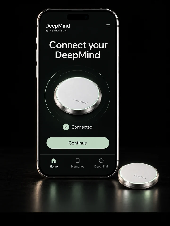 Connecting DeepMind to the app on a phone.